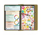 WhiteCoat Clipboard® - Tactical Brown Child Life Specialist Edition